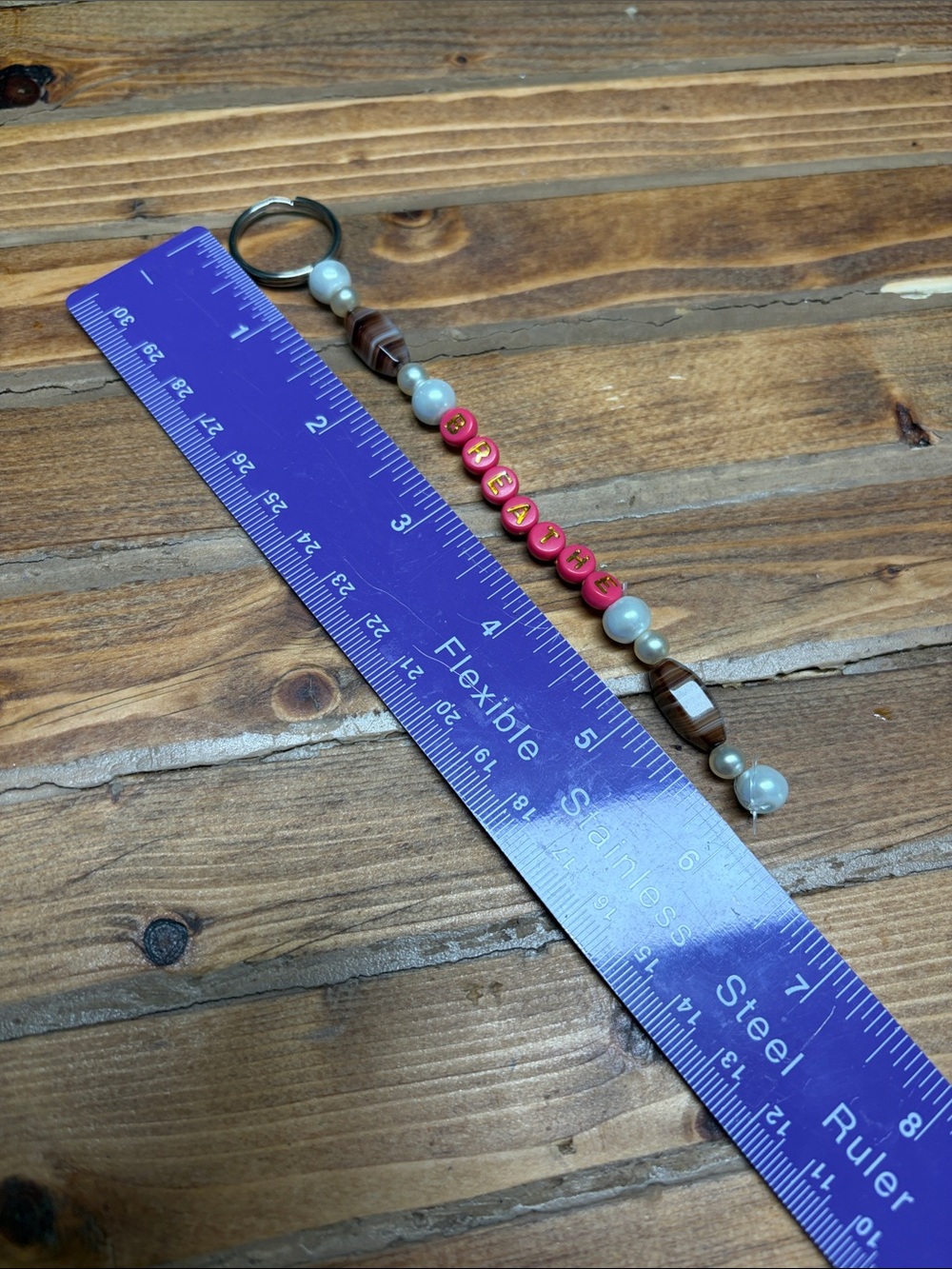 Breathe Handmade Keychain